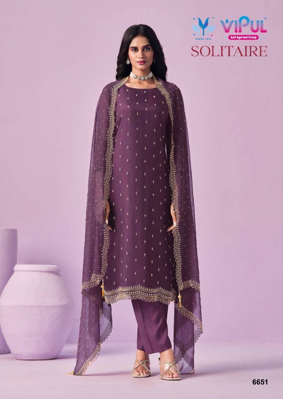 Vipul solitaire aari Wholesale dress materials online